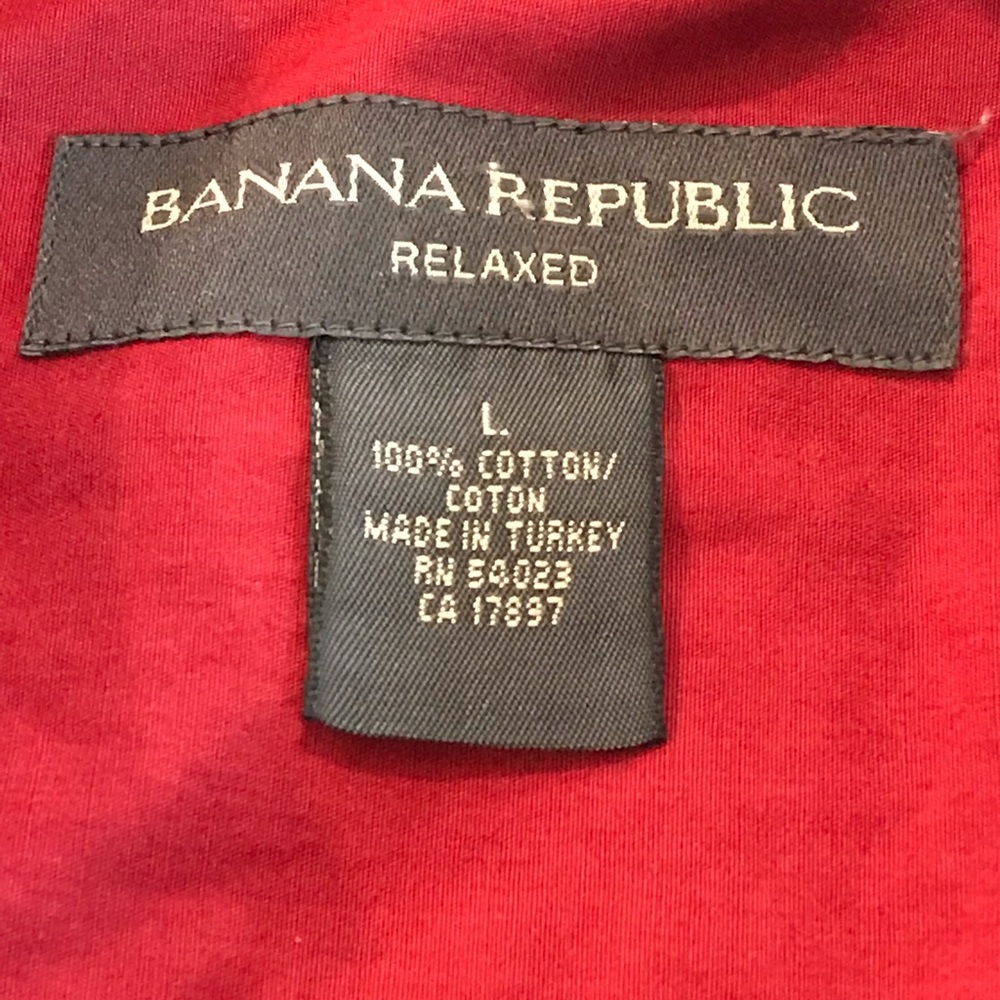 Banana republic long sleeve T-shirt button down